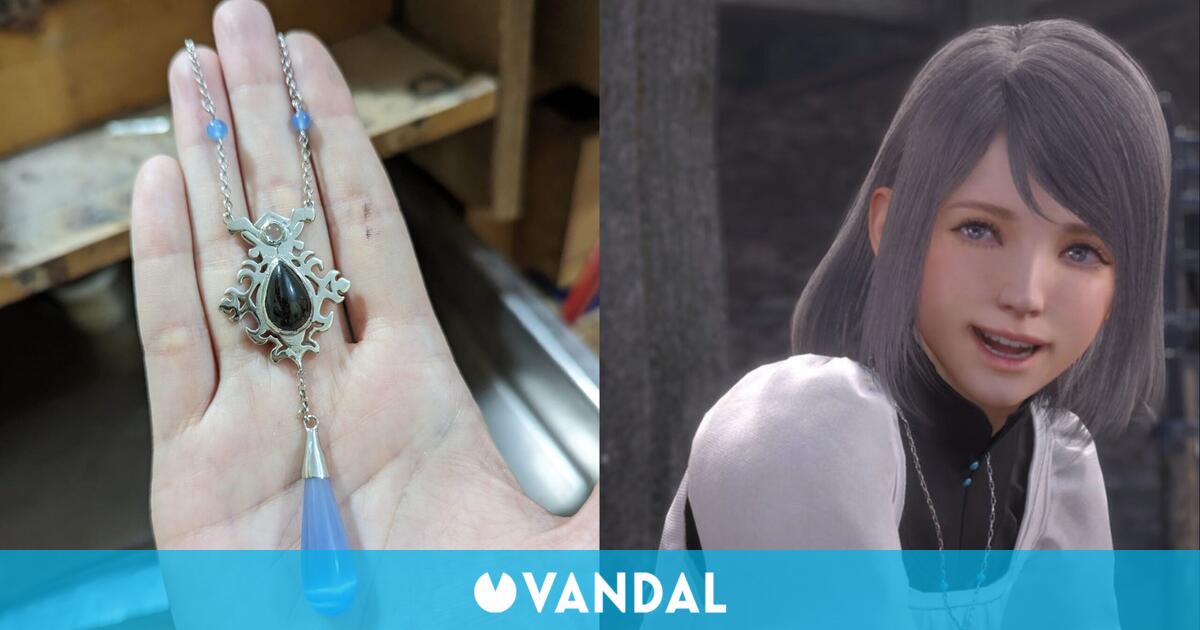 Una joven de Cuenca realiza una rplica exacta del colgante de Jill de Final Fantasy XVI