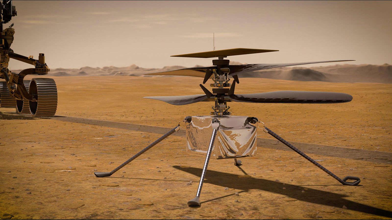 Las imágenes de Marte que captó el Ingenuity en un nuevo vuelo por el planeta rojo